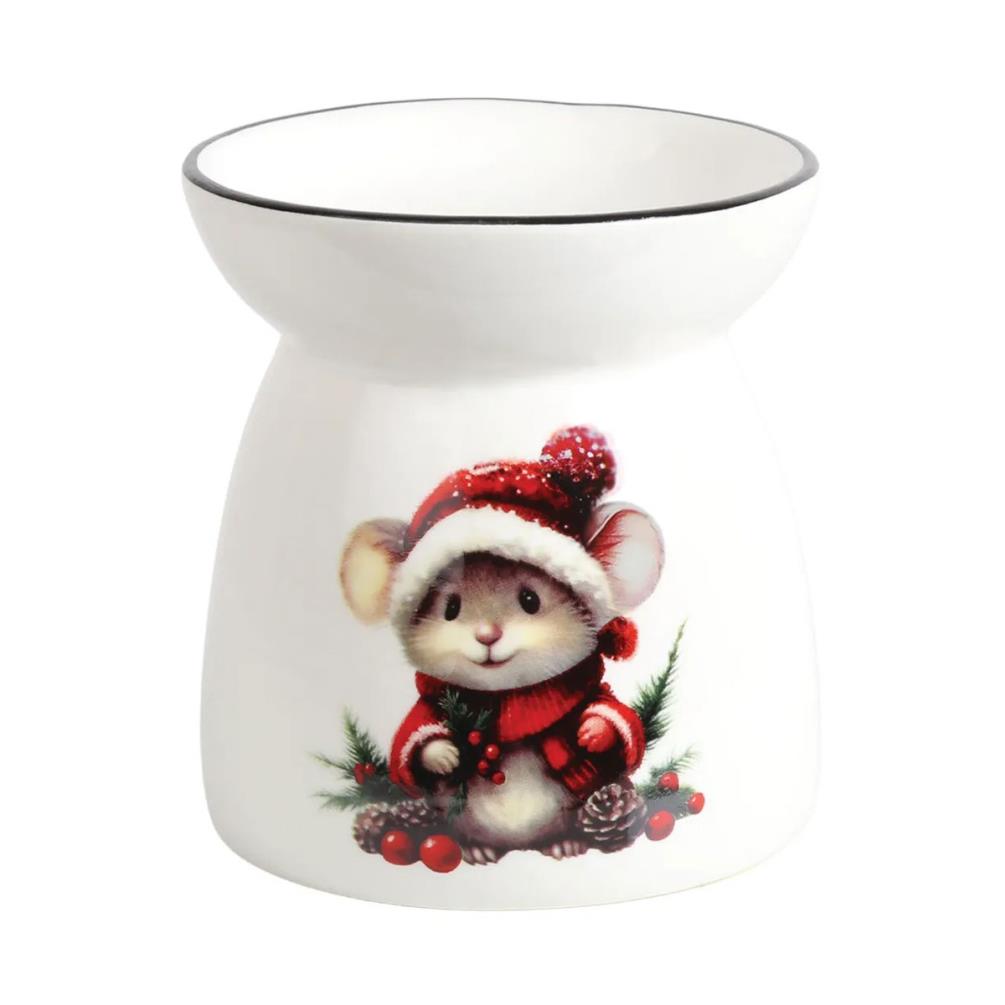 Aroma Christmas Mouse Ceramic Wax Melt Warmer £4.94